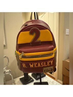 Loungefly - NWOT - Harry Potter Ron Weasley Mini Backpack Faux Leather